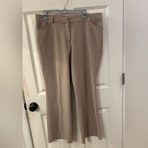 Women’s Classic Tan Worthington Pants Size 14